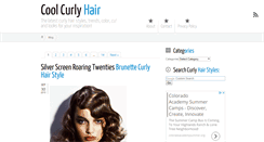 Desktop Screenshot of coolcurlyhair.com